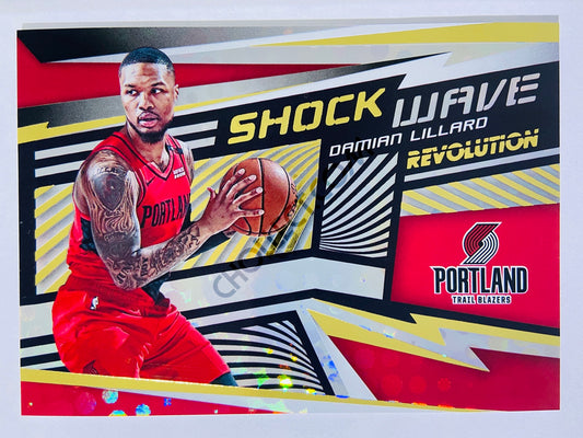 Damian Lillard - Portland Trail Blazers 2019-20 Panini Revolution Shock Wave #1