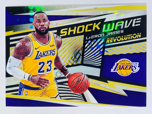 LeBron James - Los Angeles Lakers 2019-20 Panini Revolution Shock Wave #2