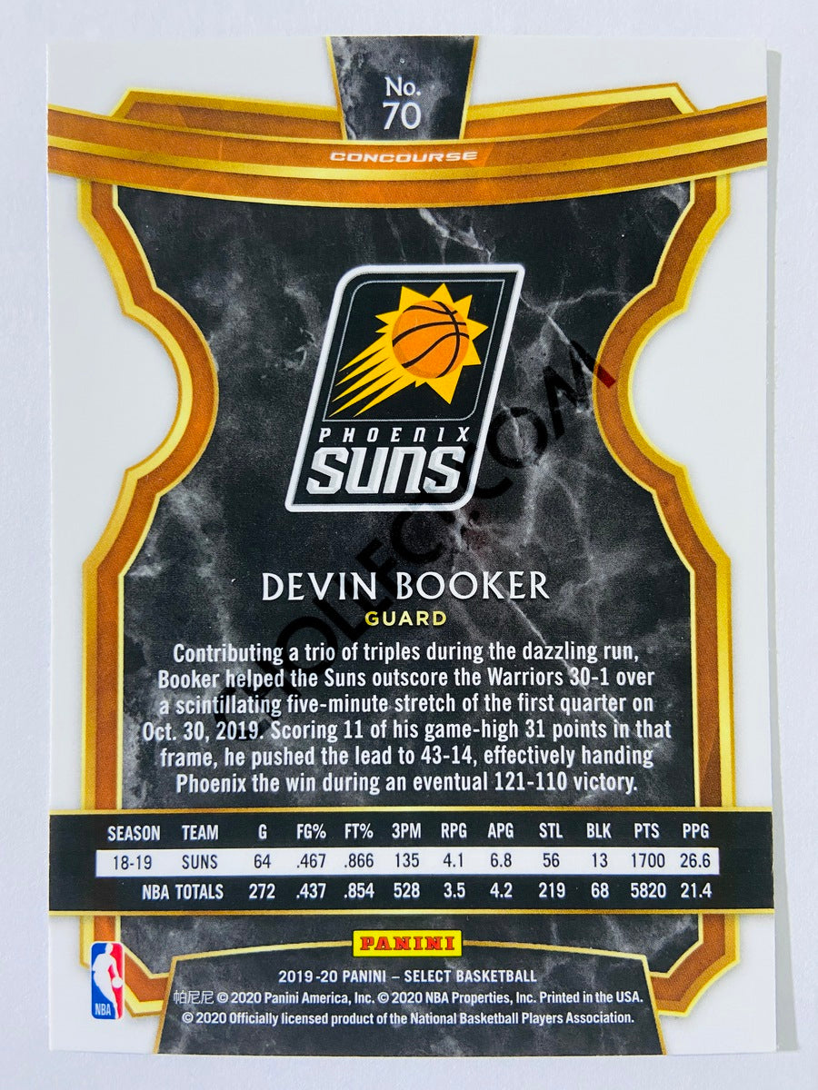 Devin Booker - Phoenix Suns 2019-20 Panini Select Concourse #70