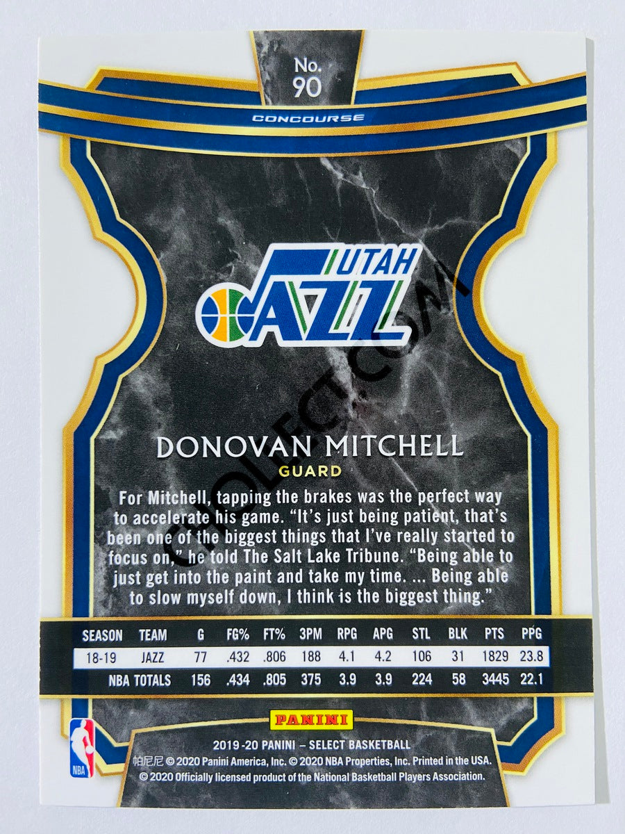 Donovan Mitchell - Utah Jazz 2019-20 Panini Select Concourse #90