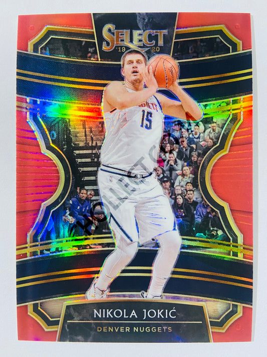 Nikola Jokic - Denver Nuggets 2019-20 Panini Select Concourse Red Prizm Parallel #69 | 152/199