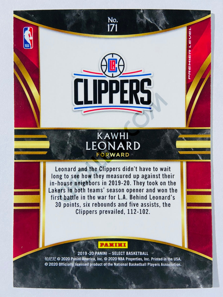 Kawhi Leonard - Los Angeles Clippers 2019-20 Panini Select Premier Level #171