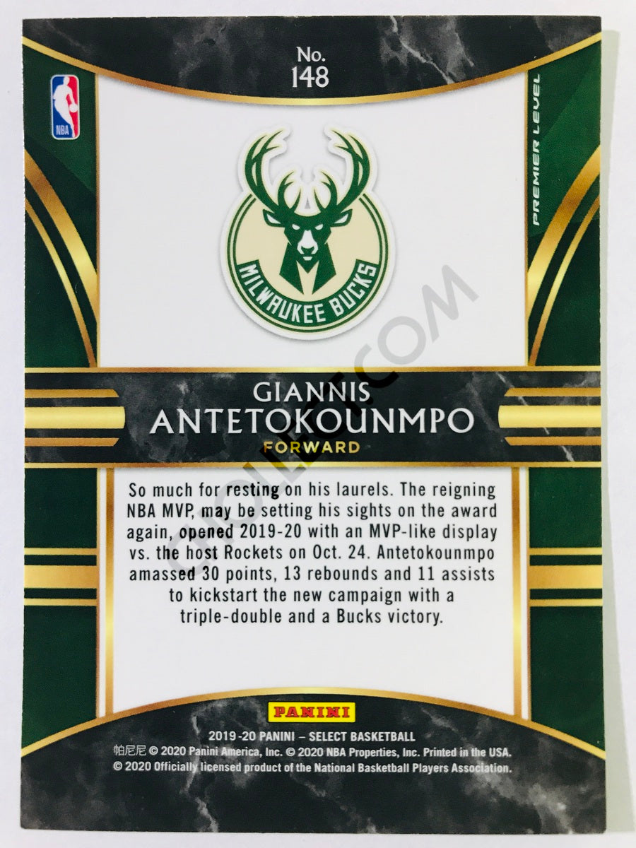 Giannis Antetokounmpo - Milwaukee Bucks 2019-20 Panini Select Premier Level #148