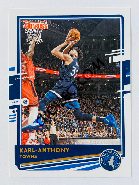 Karl-Anthony Towns - Minnesota Timberwolves 2020-21 Panini Donruss #20