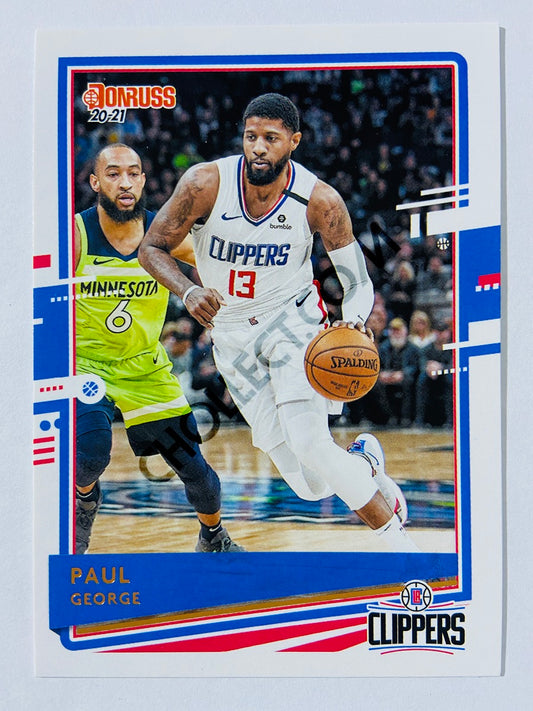 Paul George - Los Angeles Clippers 2020-21 Panini Donruss #55