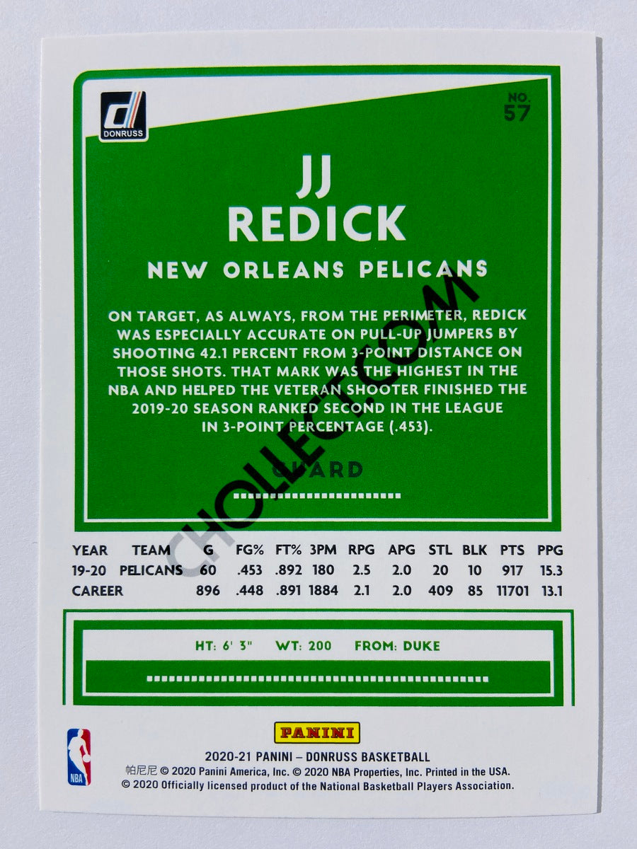 JJ Redick - New Orleans Pelicans 2020-21 Panini Donruss #57