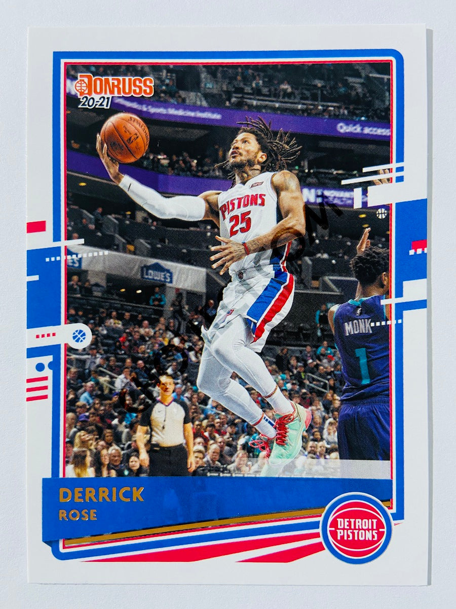 Derrick Rose - Detroit Pistons 2020-21 Panini Donruss #60
