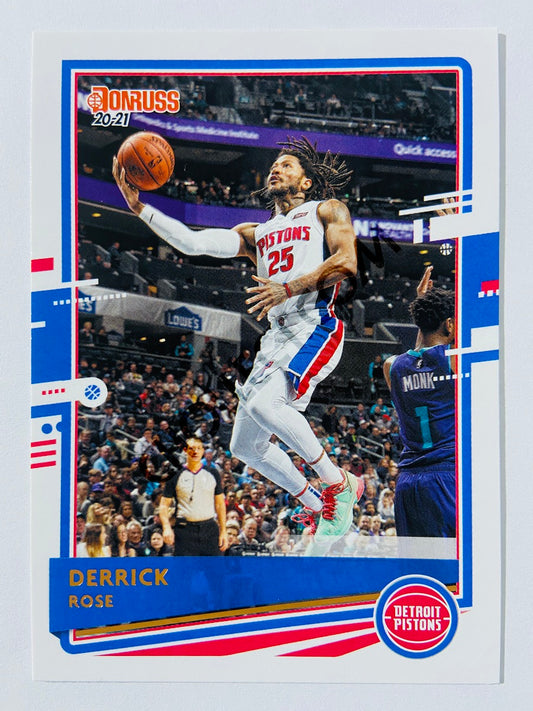 Derrick Rose - Detroit Pistons 2020-21 Panini Donruss #60