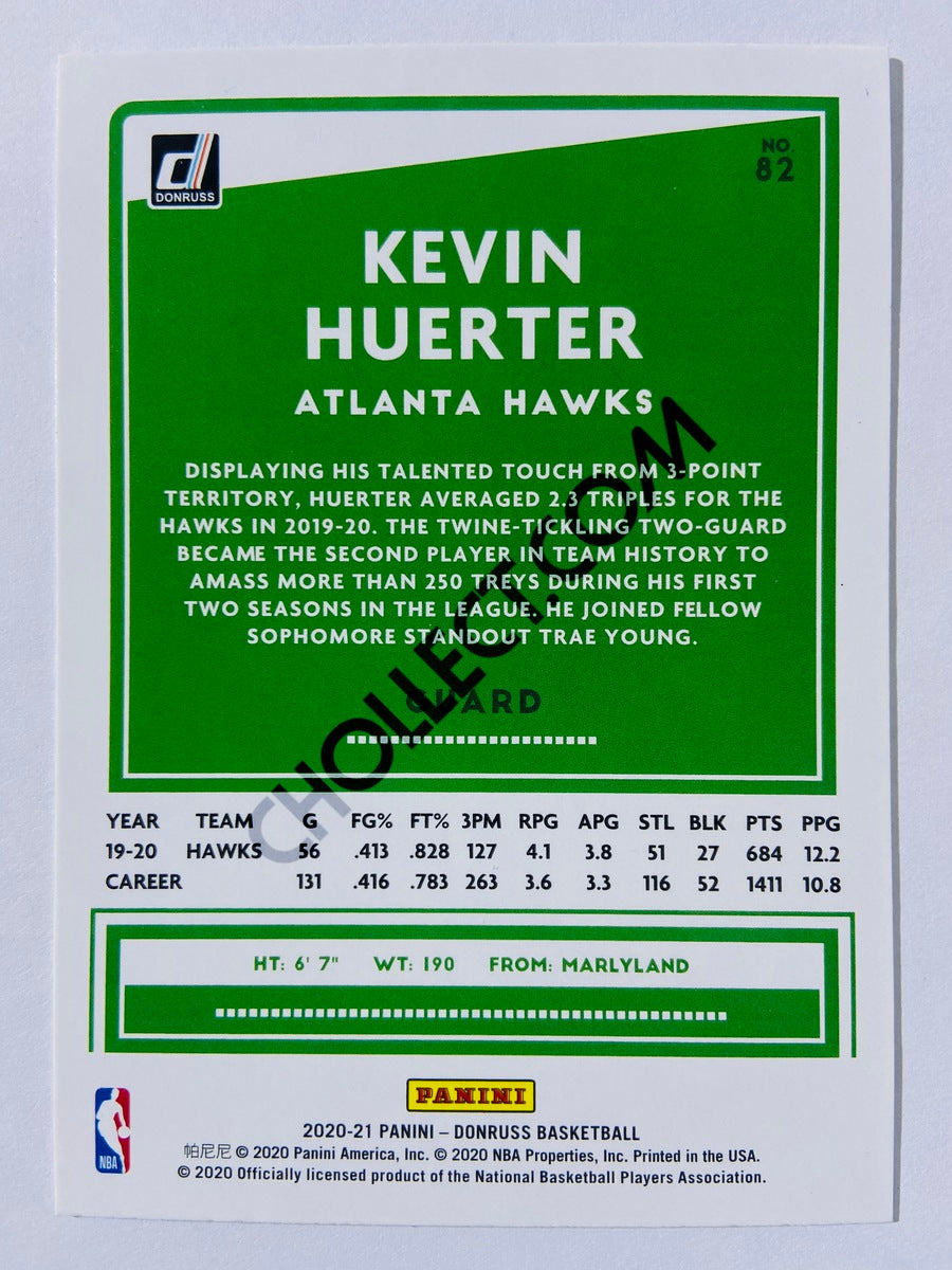 Kevin Huerter - Atlanta Hawks 2020-21 Panini Donruss #82