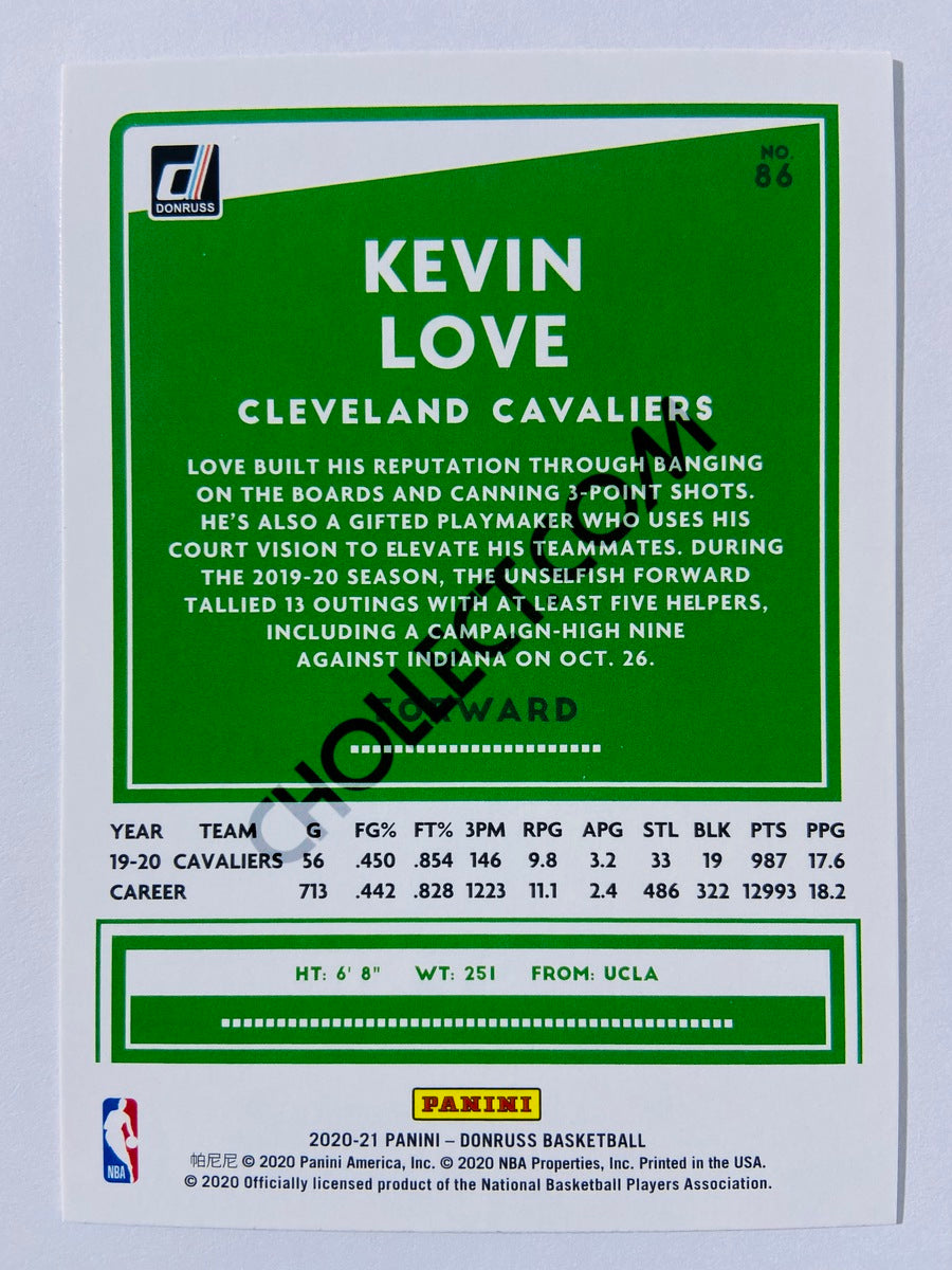 Kevin Love - Cleveland Cavaliers 2020-21 Panini Donruss #86