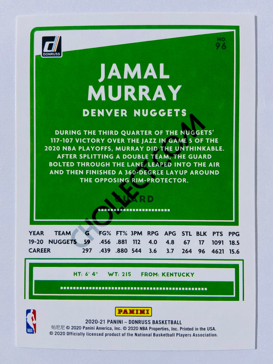 Jamal Murray - Denver Nuggets 2020-21 Panini Donruss #96