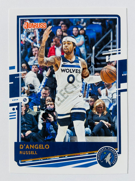 D'Angelo Russell - Minnesota Timberwolves 2020-21 Panini Donruss #101