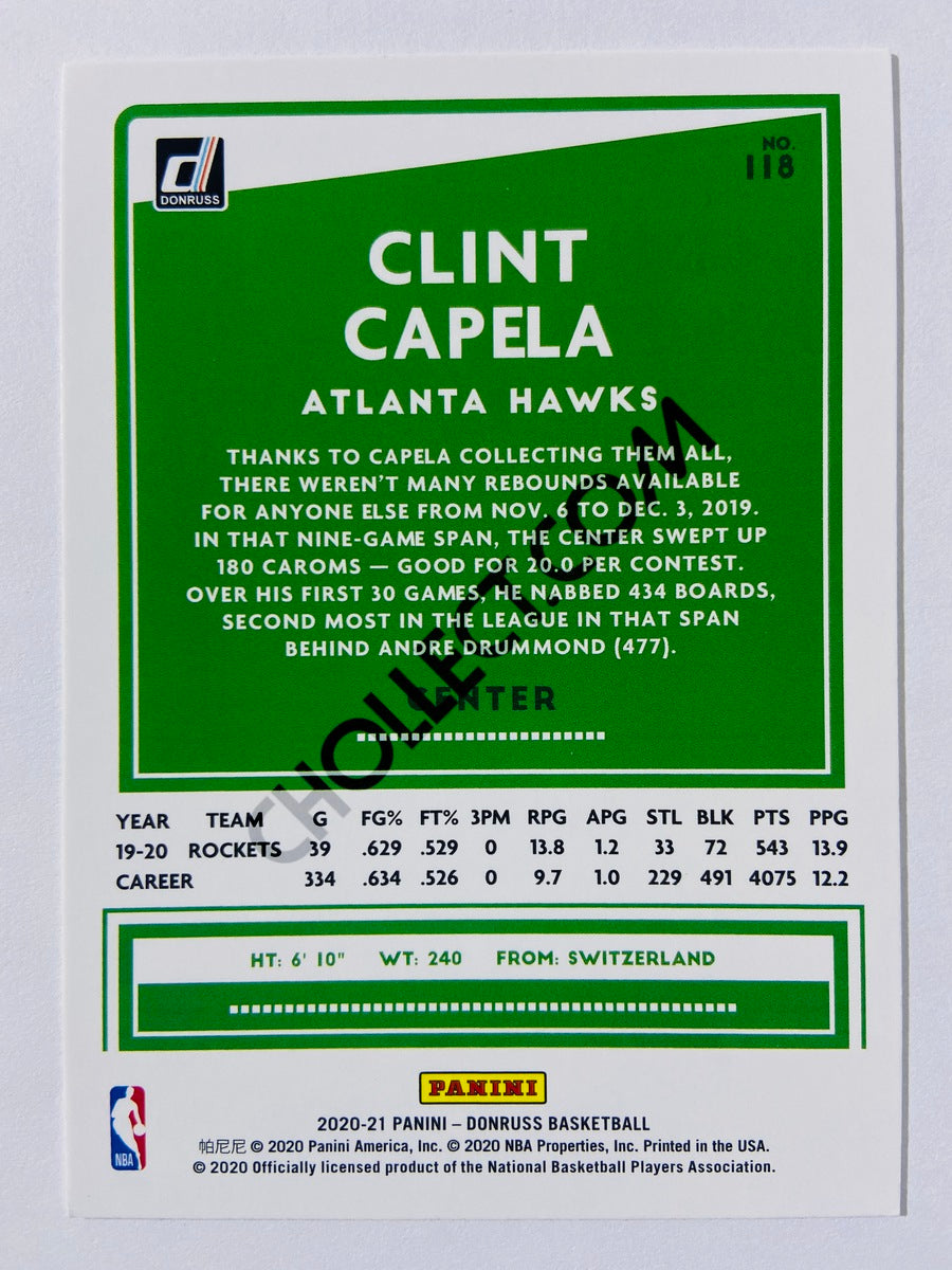 Clint Capela - Atlanta Hawks 2020-21 Panini Donruss #118
