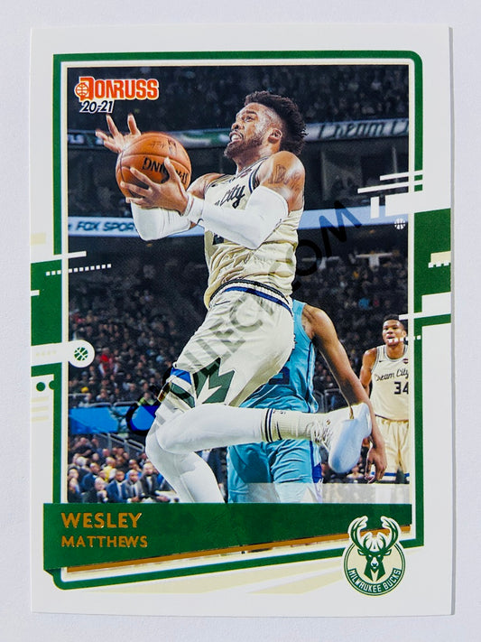 Wesley Matthews - Milwaukee Bucks 2020-21 Panini Donruss #119