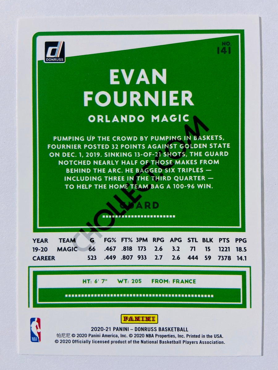 Evan Fournier - Orlando Magic 2020-21 Panini Donruss #141
