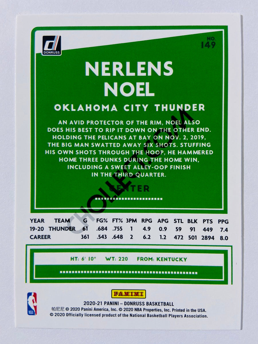 Nerlens Noel - Oklahoma City Thunder 2020-21 Panini Donruss #149
