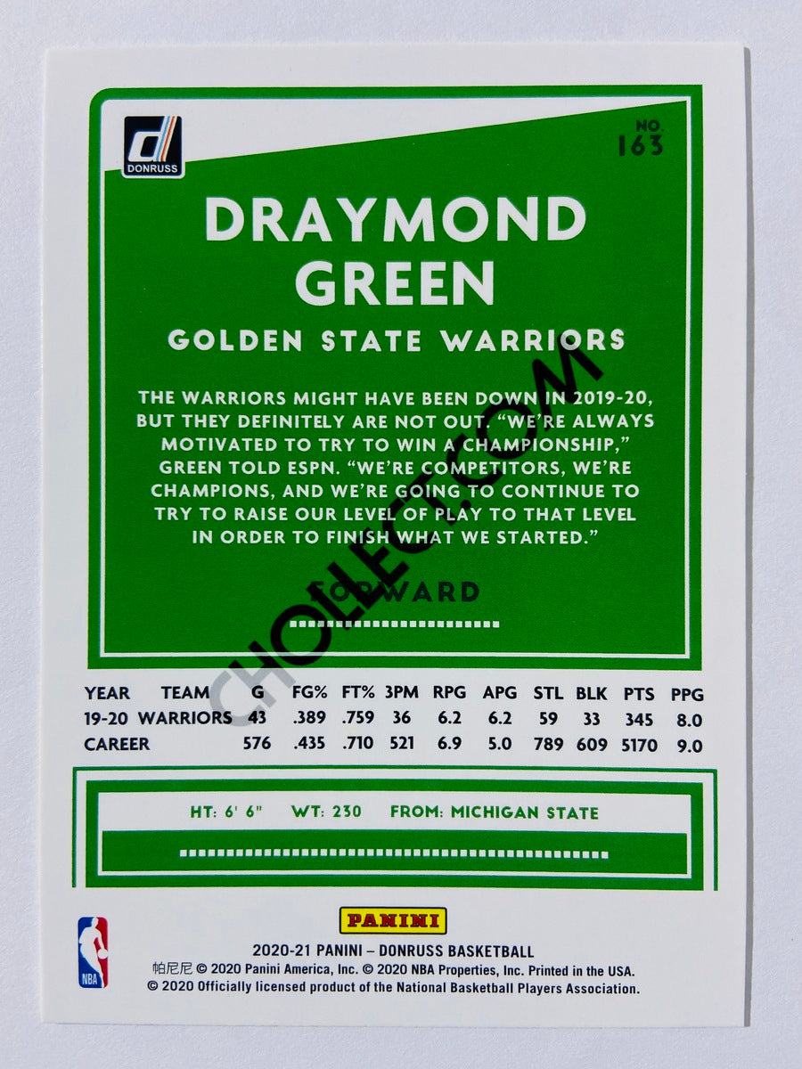 Draymond Green - Golden State Warriors 2020-21 Panini Donruss #163