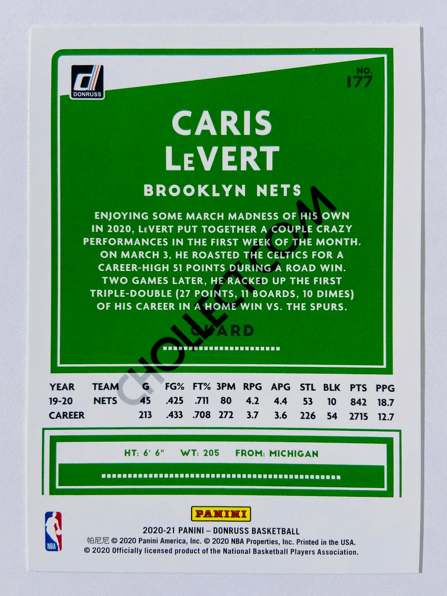 Caris LeVert - Brooklyn Nets 2020-21 Panini Donruss #177