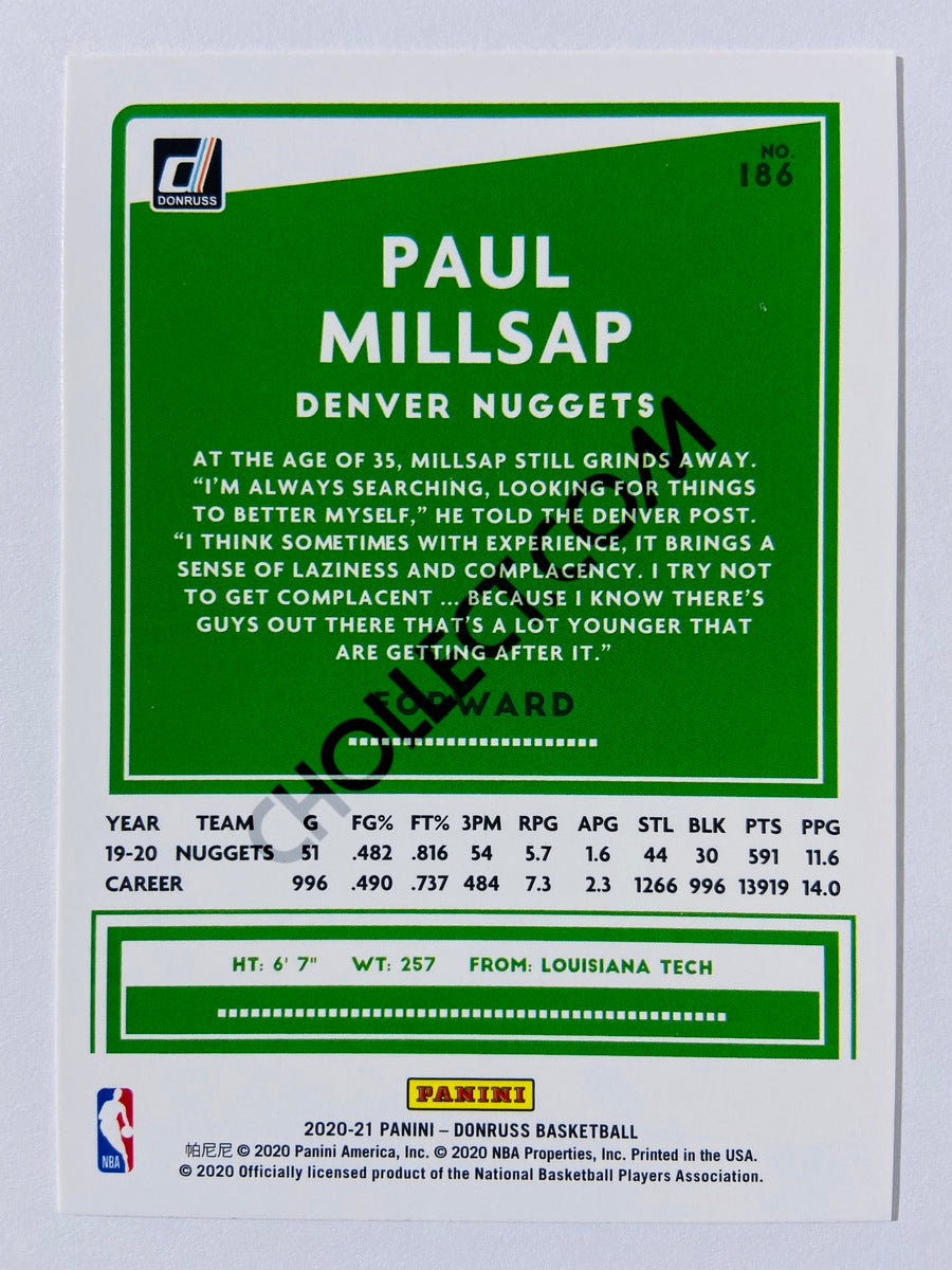 Paul Millsap - Denver Nuggets 2020-21 Panini Donruss #186