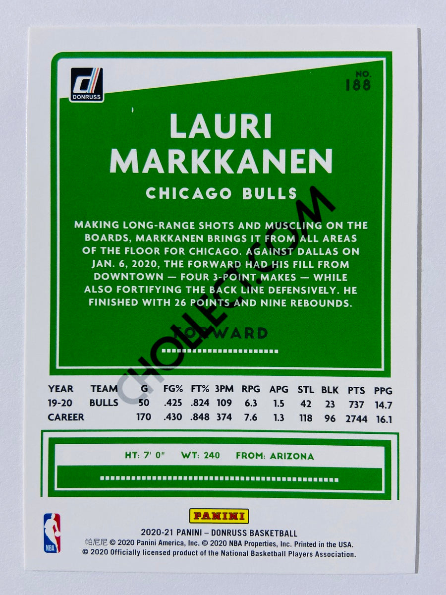 Lauri Markkanen - Chicago Bulls 2020-21 Panini Donruss #188
