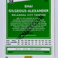 Shai Gilgeous-Alexander - Oklahoma City Thunder 2020-21 Panini Donruss #195