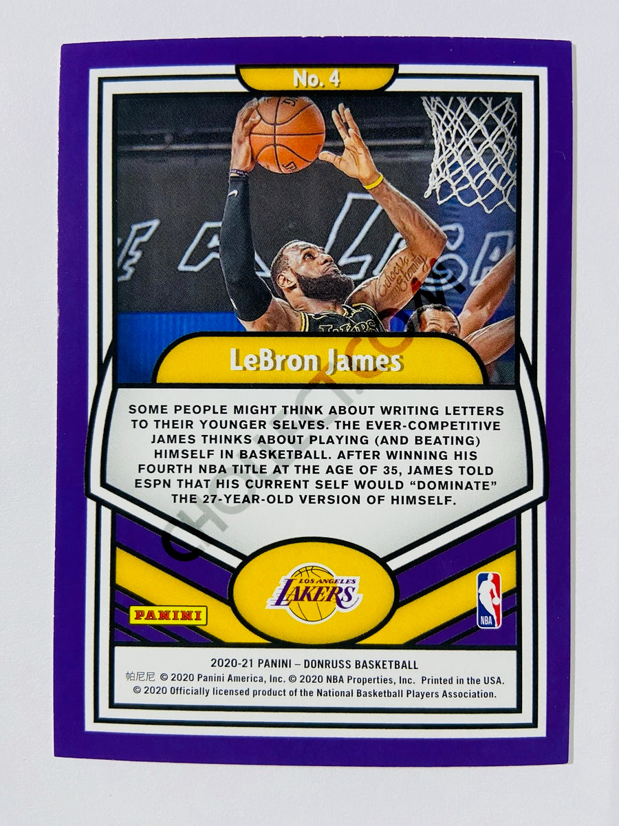 Lebron James – Los Angeles Lakers 2020-21 Panini Donruss Complete Players #4