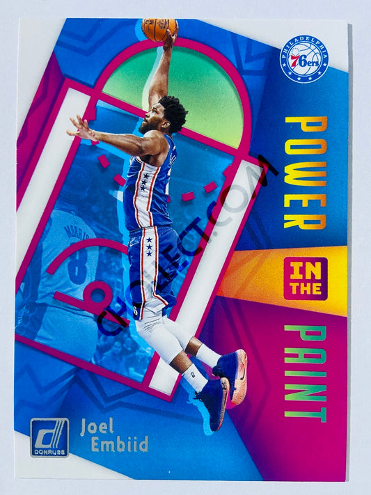 Joel Embiid - Philadelphia 76ers 2020-21 Panini Donruss Power in the Paint #5