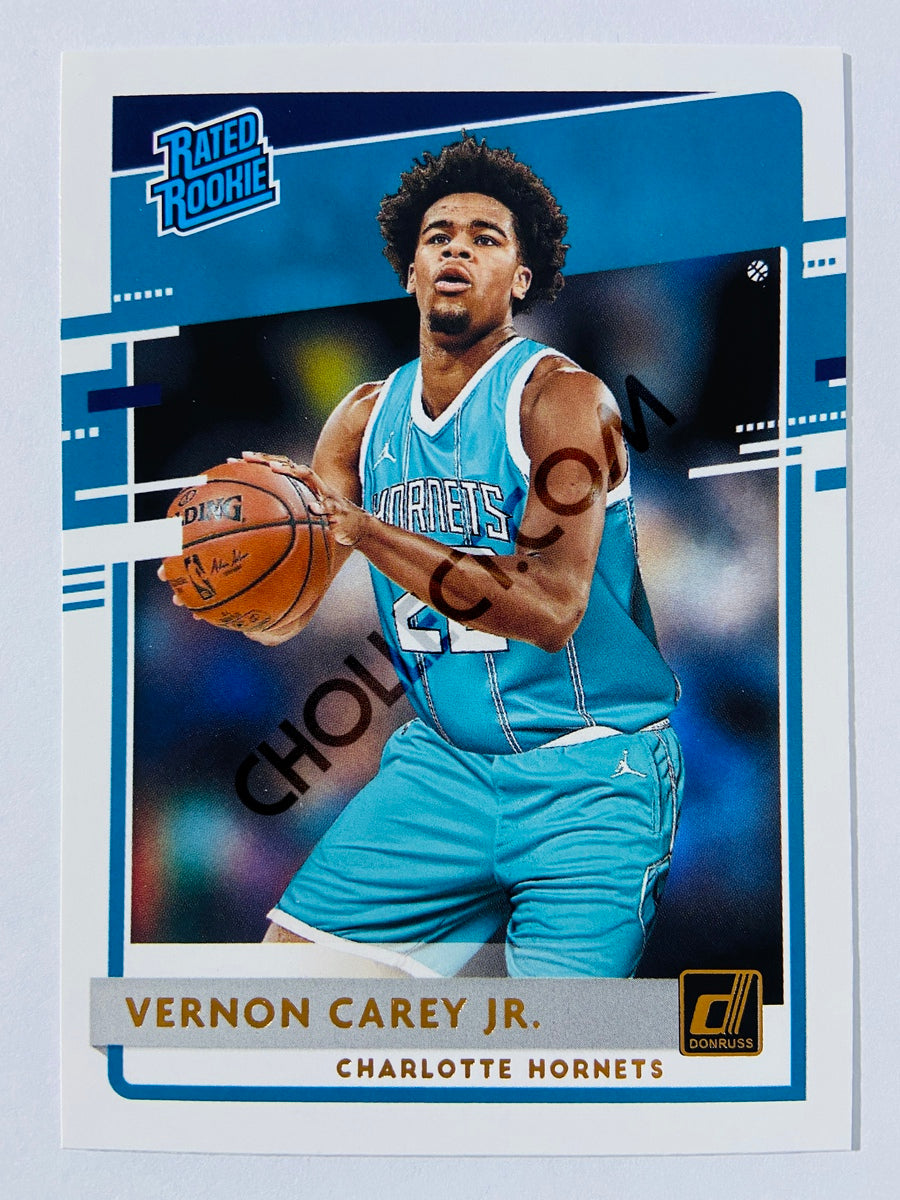Vernon Carey Jr. - Charlotte Hornets 2020-21 Panini Donruss Rated Rookie #241