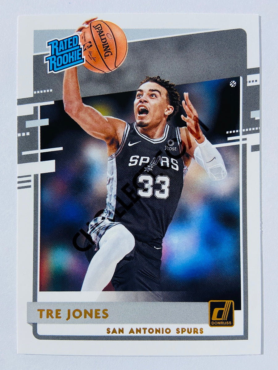 Tre Jones - San Antonio Spurs 2020-21 Panini Donruss Rated Rookie #244