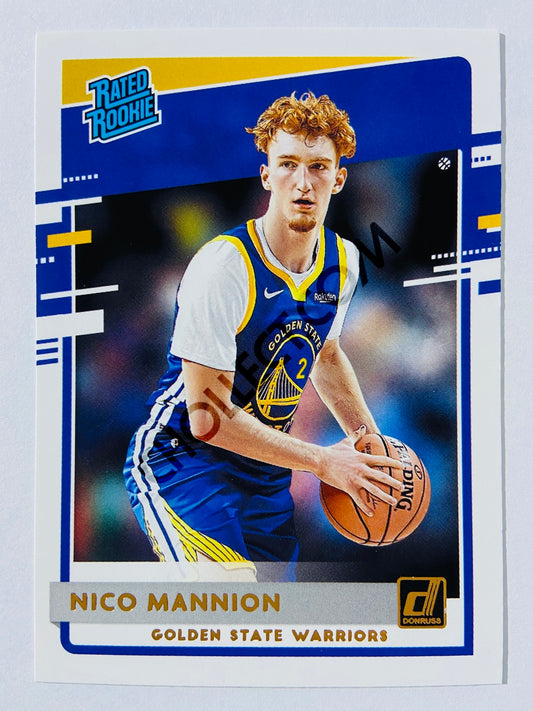 Nico Mannion - Golden State Warriors 2020-21 Panini Donruss Rated Rookie #245