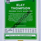 Klay Thompson - Golden State Warriors 2020-21 Panini Donruss Optic #49