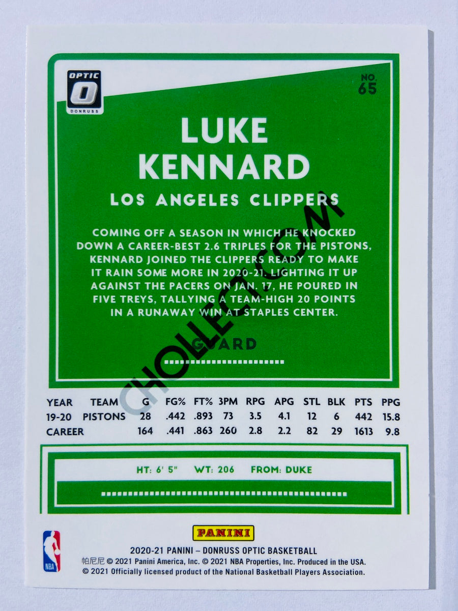 Luke Kennard - Los Angeles Clippers 2020-21 Panini Donruss Optic #65