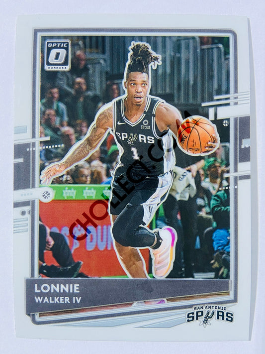 Lonnie Walker IV - San Antonio Spurs 2020-21 Panini Donruss Optic #83