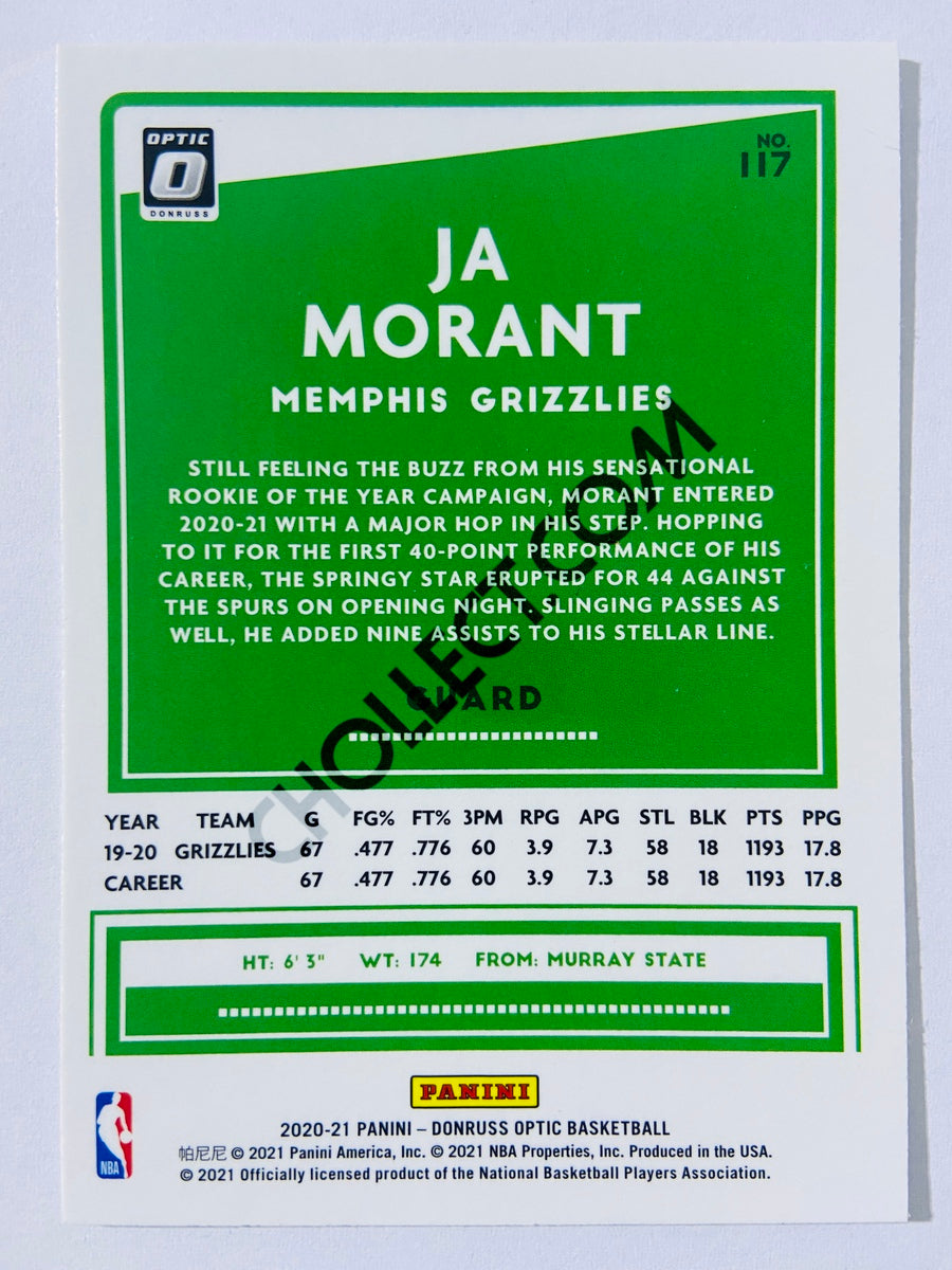 Ja Morant - Memphis Grizzlies 2020-21 Panini Donruss Optic #117