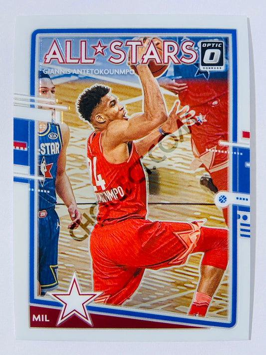 Giannis Antetokounmpo - Milwaukee Bucks 2020-21 Panini Donruss Optic All-Stars Insert #11