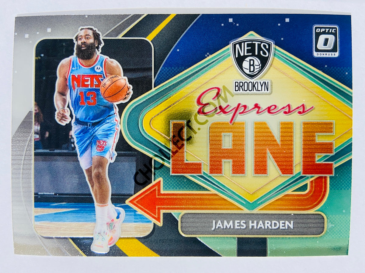 James Harden - Brooklyn Nets 2020-21 Panini Donruss Optic Express Lane #25