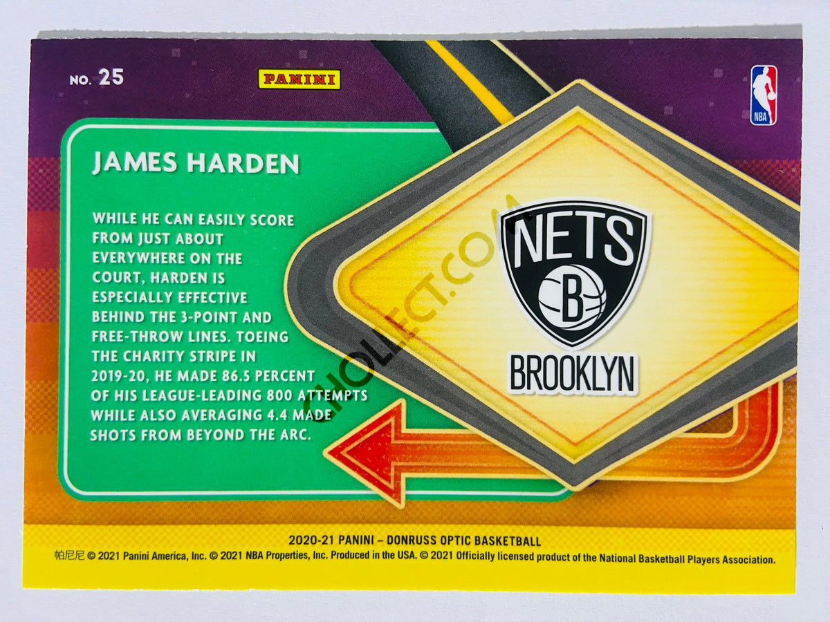 James Harden - Brooklyn Nets 2020-21 Panini Donruss Optic Express Lane #25