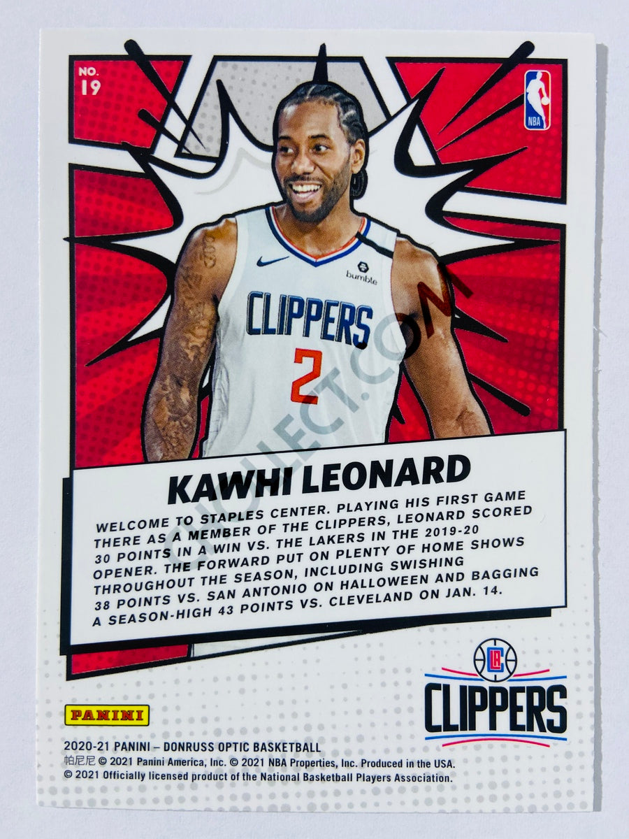 Kawhi Leonard - Los Angeles Clippers 2020-21 Panini Donruss Optic