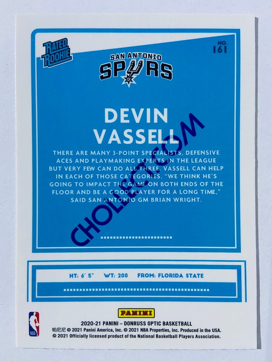 Devin Vassell - San Antonio Spurs 2020-21 Panini Donruss Optic Rated Rookie #161
