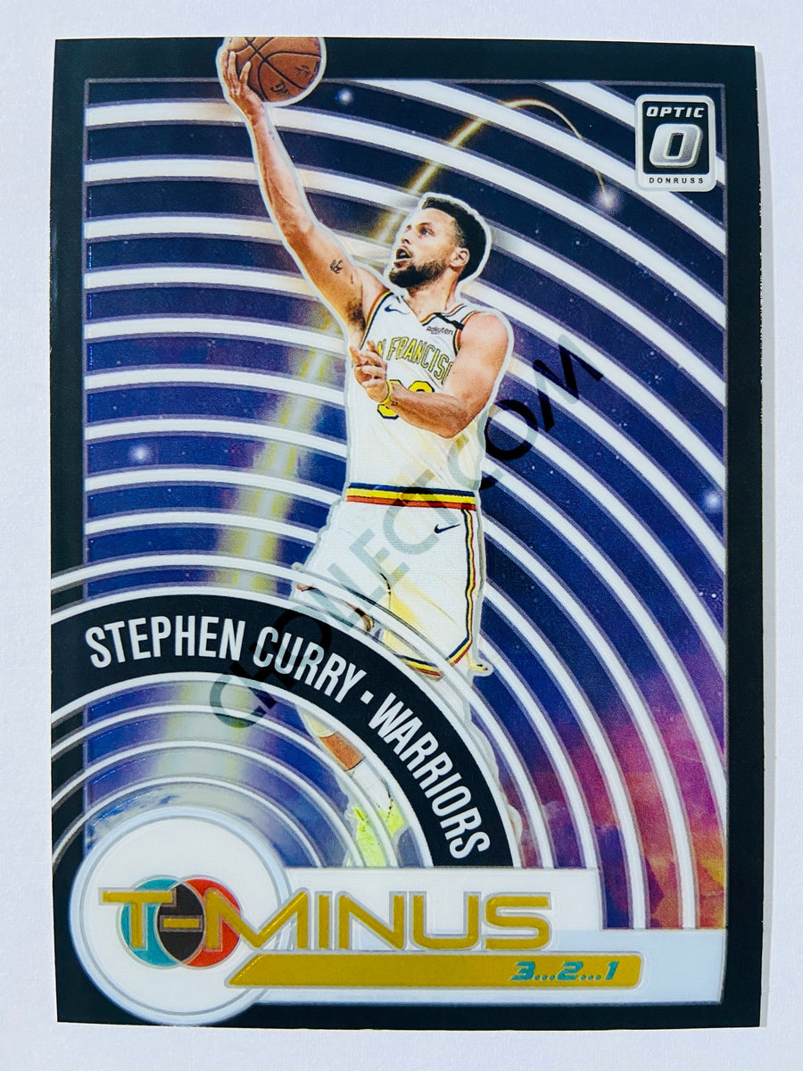 Stephen Curry - Golden State Warriors 2020-21 Panini Donruss Optic T-Minus 3.2.1. #1