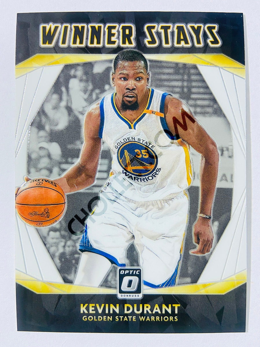 Kevin Durant - Golden State Warriors 2020-21 Panini Donruss Optic Winner Stays #18