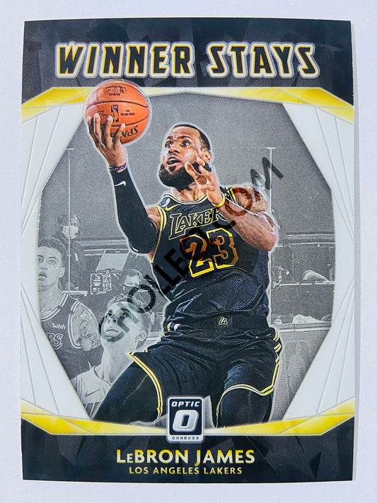 LeBron James - Los Angeles Lakers 2020-21 Panini Donruss Optic Winner Stays #20