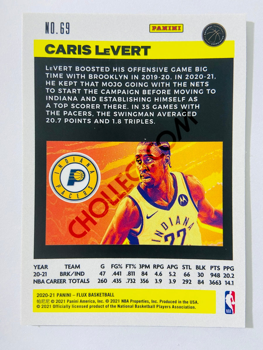 Caris LeVert - Indiana Pacers 2020-21 Panini Flux #69