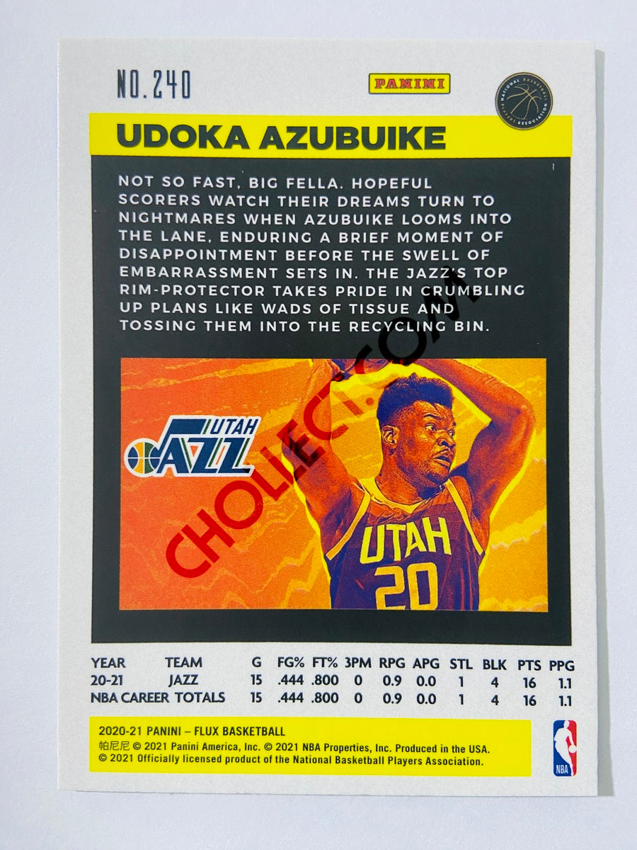 Udoka Azubuike - Utah Jazz 2020-21 Panini Flux RC Rookie #240