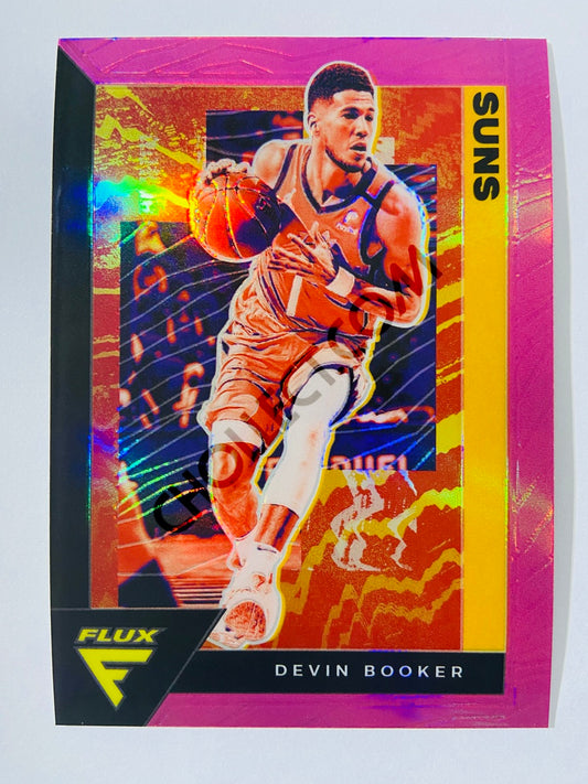 Devin Booker - Phoenix Suns 2020-21 Panini Flux Pink Parallel #140