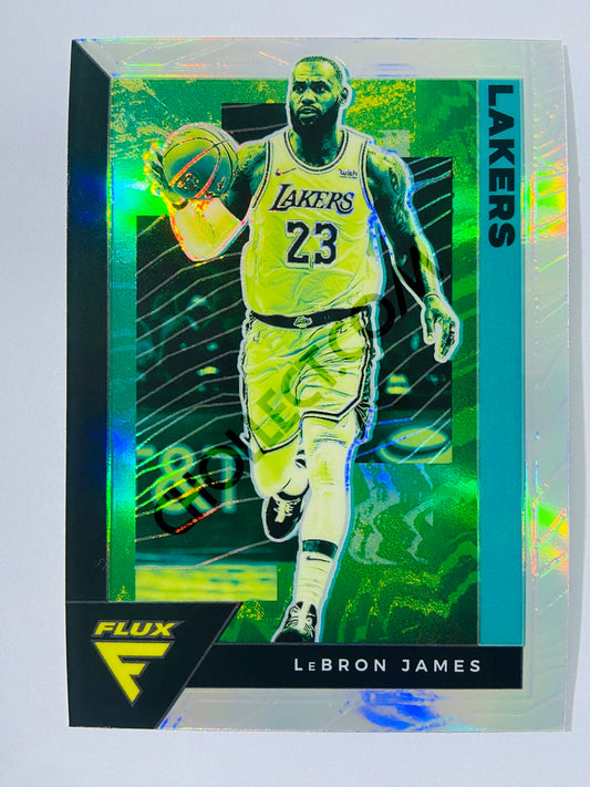 LeBron James - Los Angeles Lakers 2020-21 Panini Flux Silver Parallel #79