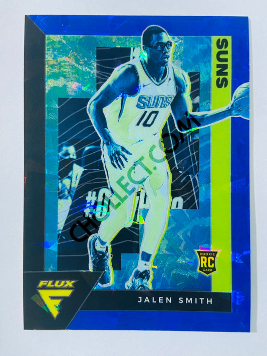 Jalen Smith - Phoenix Suns 2020-21 Panini Flux Blue Cracked Ice Parallel RC Rookie #235