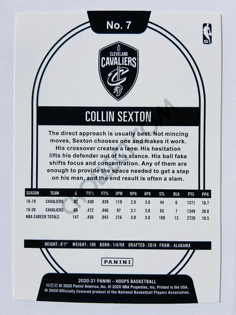 Collin Sexton - Cleveland Cavaliers 2020-21 Panini Hoops #7