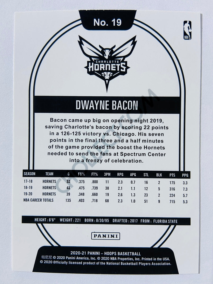 Dwayne Bacon - Charlotte Hornets 2020-21 Panini Hoops #19