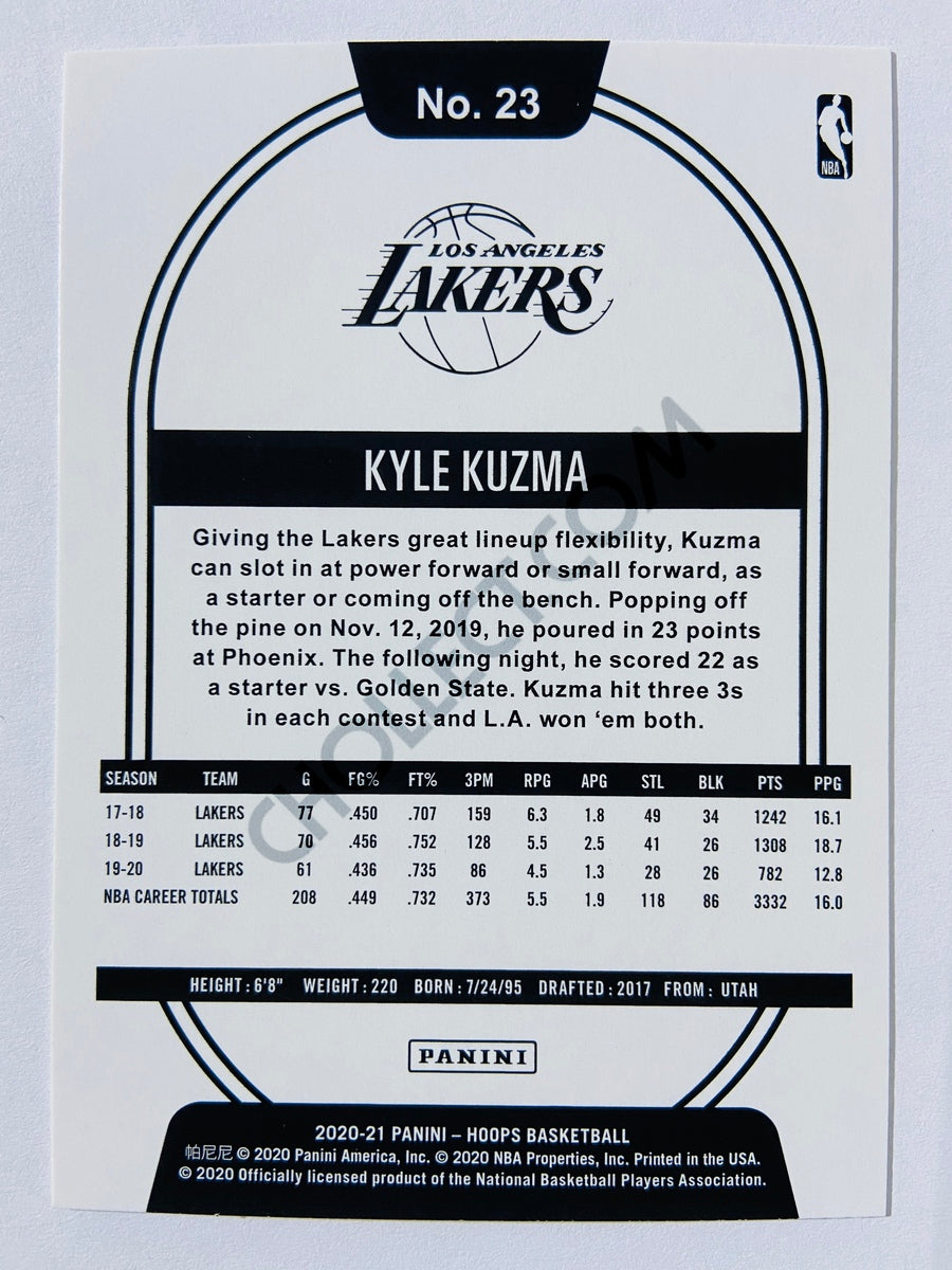 Kyle Kuzma - Los Angeles Lakers 2020-21 Panini Hoops #23